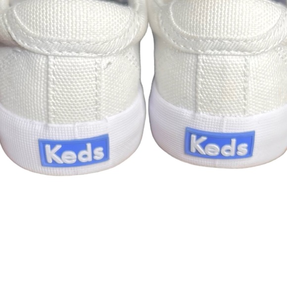 KEDS White Crew Kick Sneakers Size 7W - Picture 4 of 8